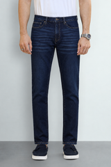 Men’s Dark Indigo Straight Fit Denim Jeans
