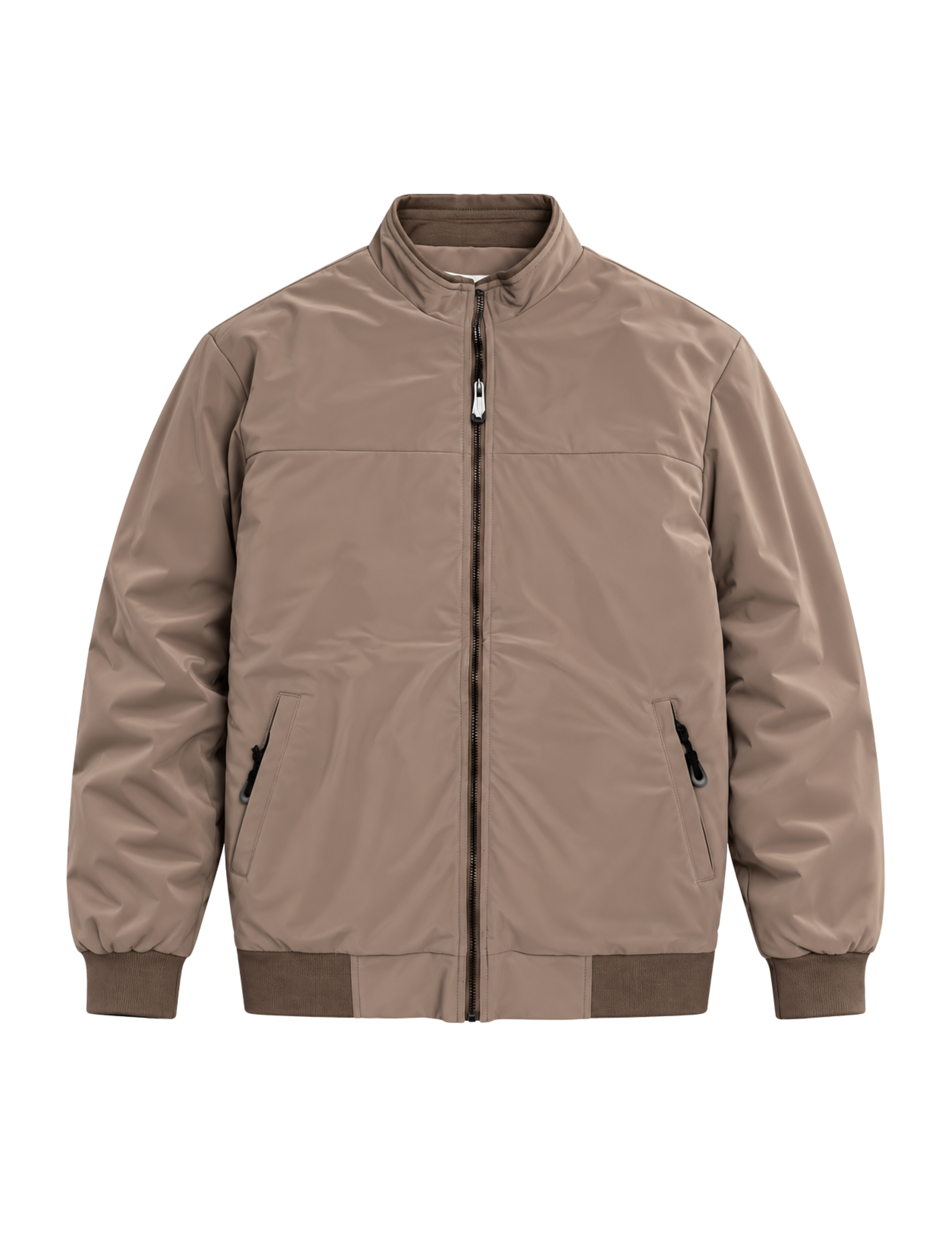Men’s Brown Zip-Up Jacket