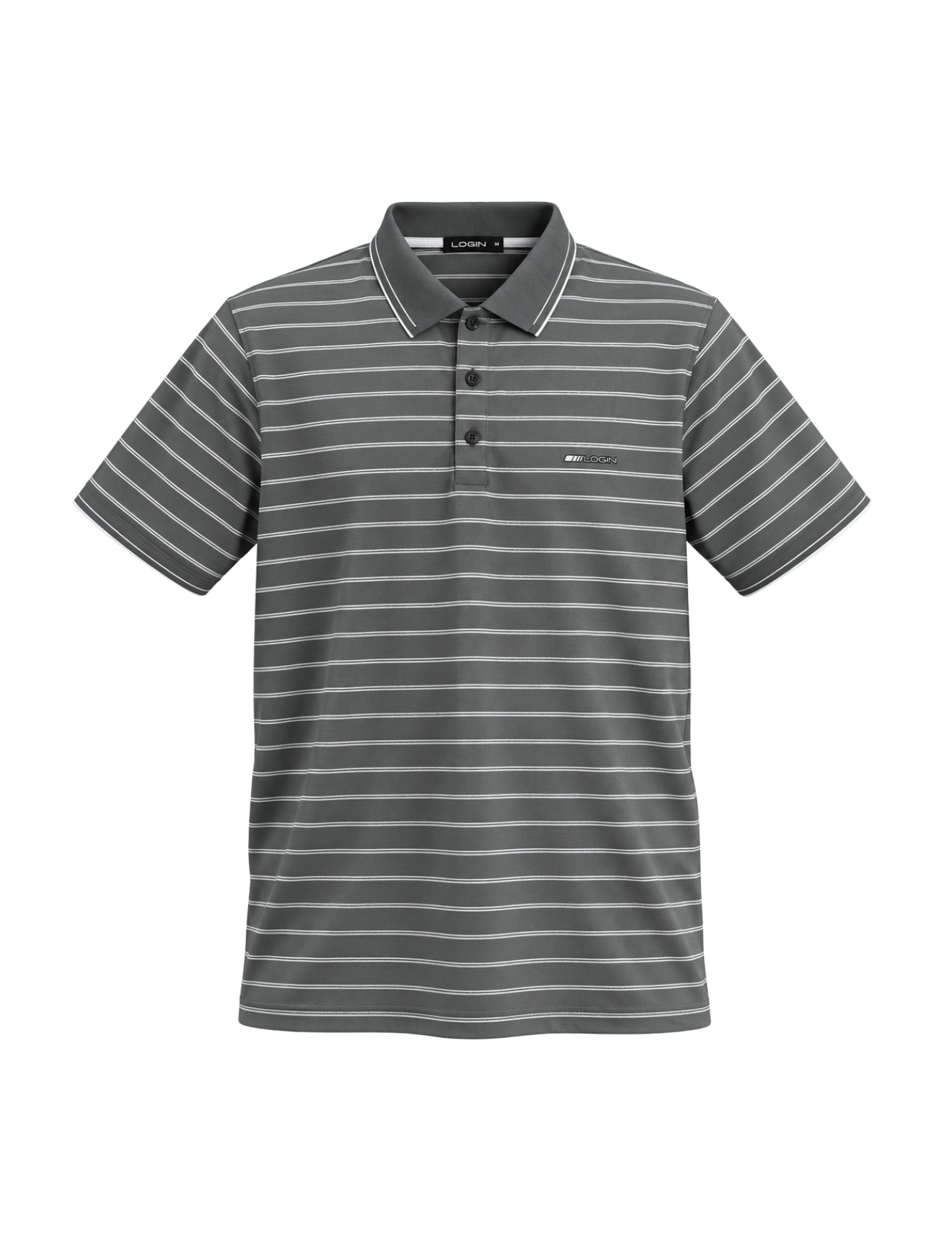 Premium Striped Polo T-Shirt