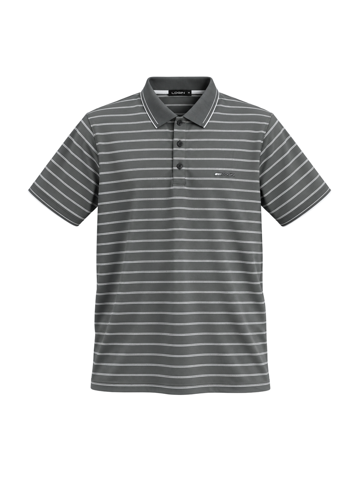 Premium Striped Polo T-Shirt