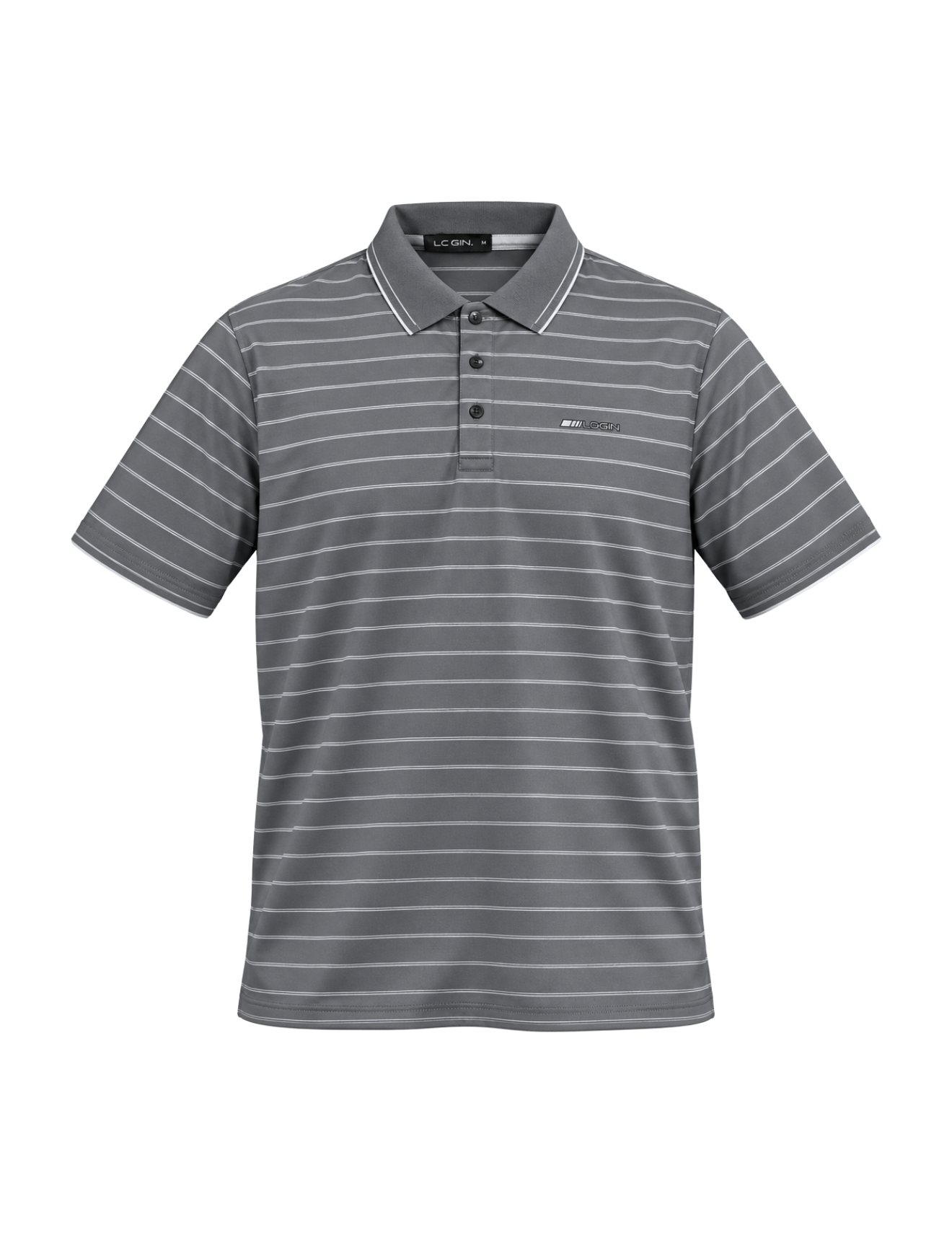 Premium Striped Polo T-Shirt