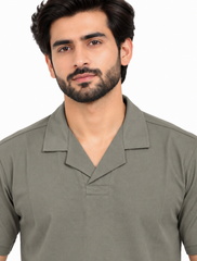 DRY-FIT OPEN COLLAR TEE