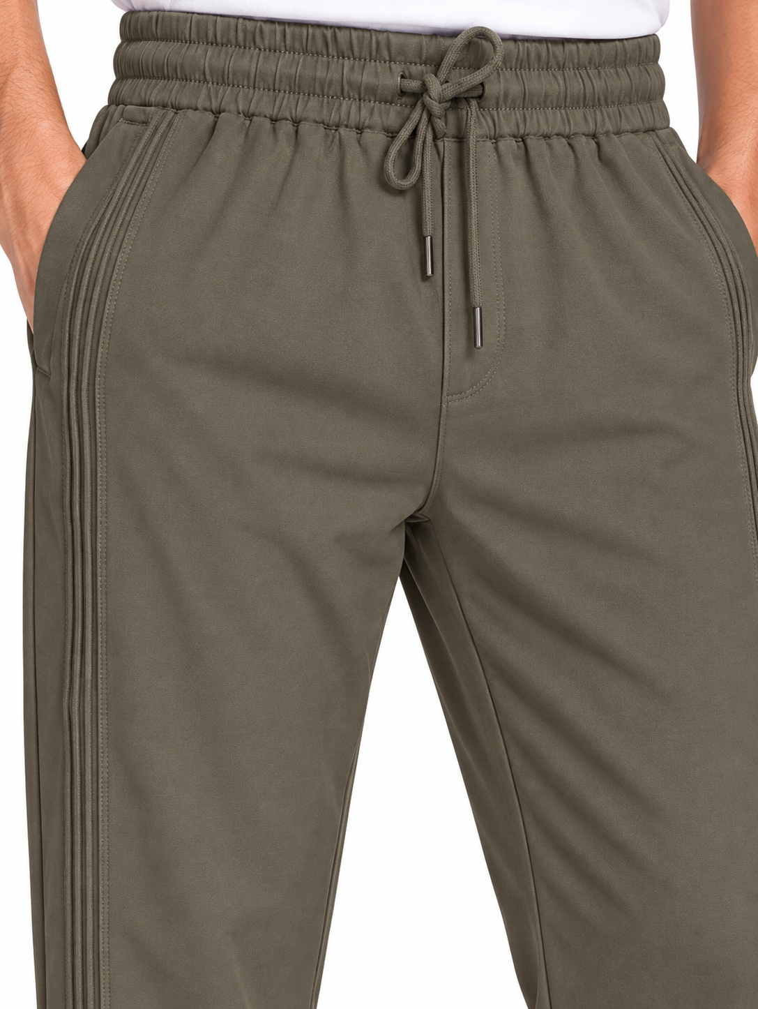 Men's Relaxed Fit  Olive Grey trouser