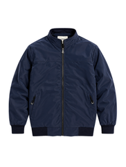 Men’s Navy Blue Zip-Up Jacket