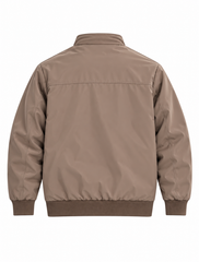 Men’s Brown Zip-Up Jacket