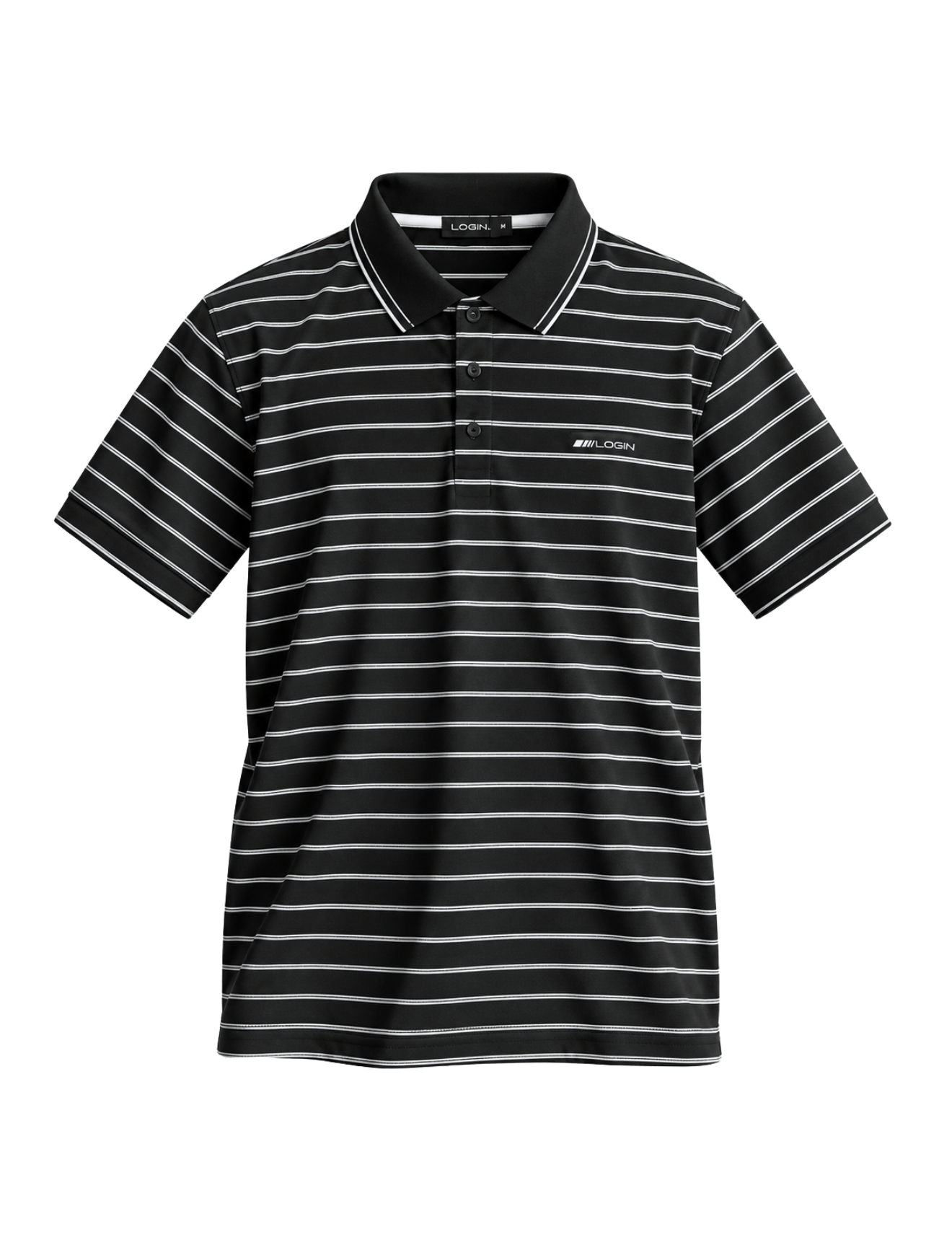 Premium Striped Polo T-Shirt