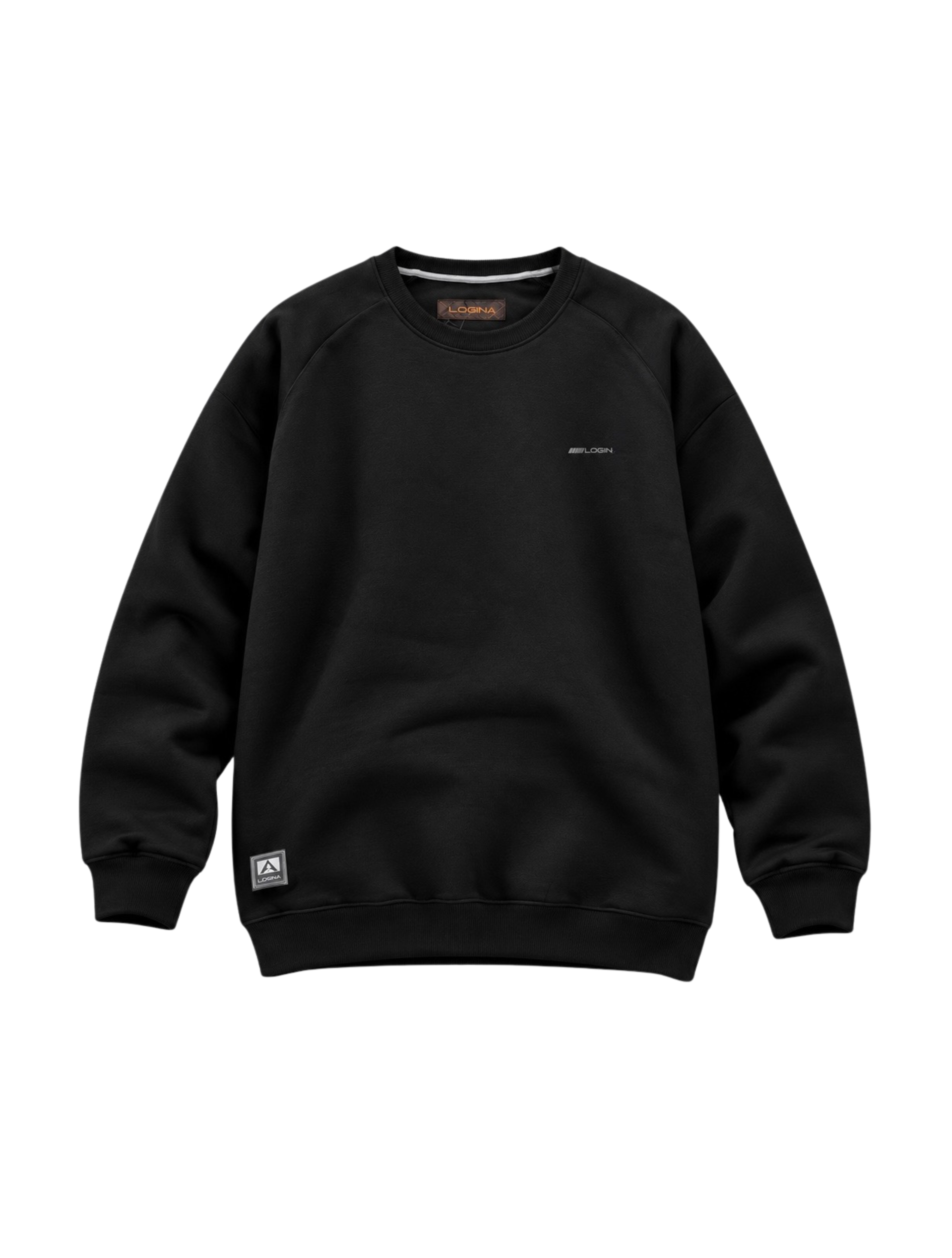 Classic Black Crewneck Sweatshirt