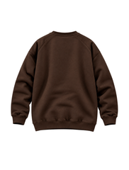 Classic  Brown Crewneck Sweatshirt