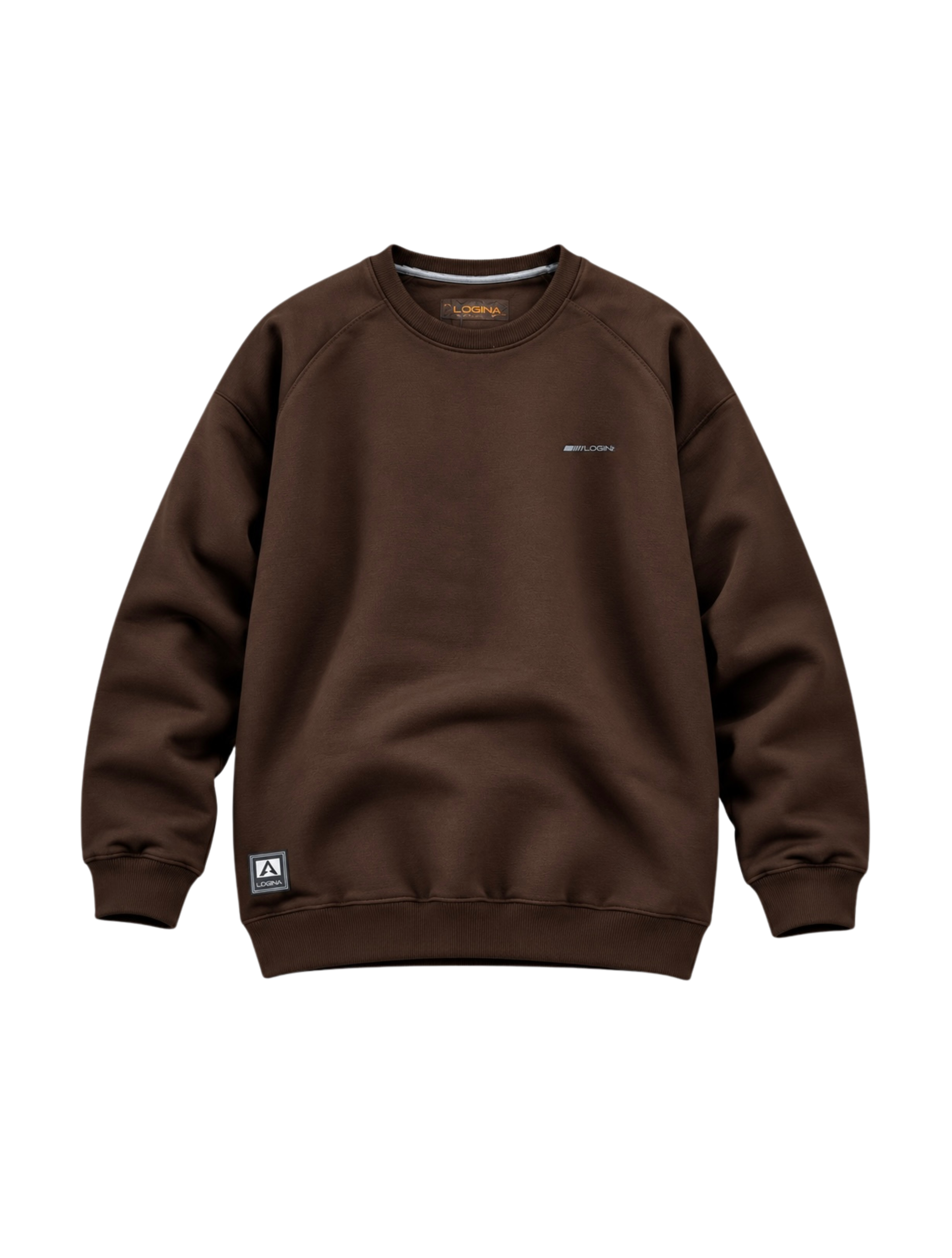 Classic  Brown Crewneck Sweatshirt