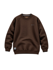 Classic  Brown Crewneck Sweatshirt