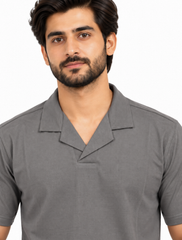 DRY-FIT OPEN COLLAR TEE