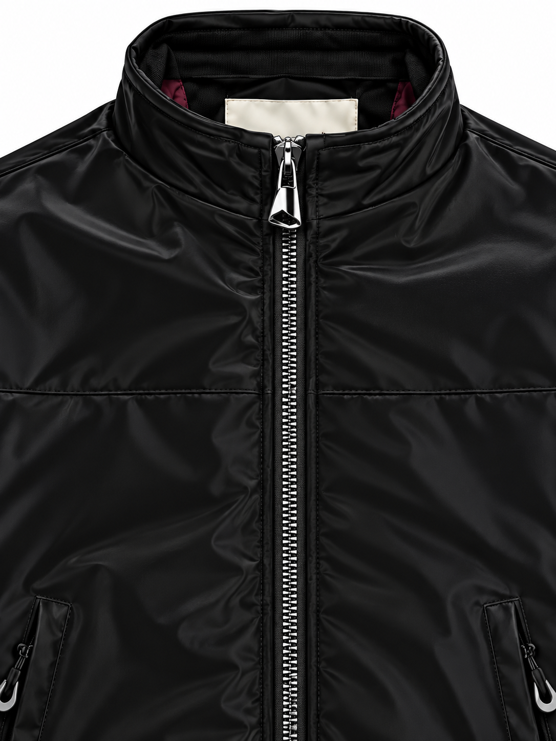 Men's Black Premium Zip-Up Jacket
