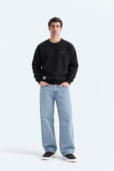 Login Crewneck Sweatshirt – Black | 30-5377